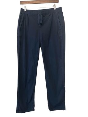 Style & Co. Pull-On Ankle Pants Elastic Waistband With‎ Drawstring, Blue, Medium
